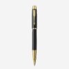 Bút dạ bi Parker IM Black cài vàng S0856360