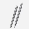 Parker IM Premium Shiny Chrome Chiselled CT Fountain Pen S0908640