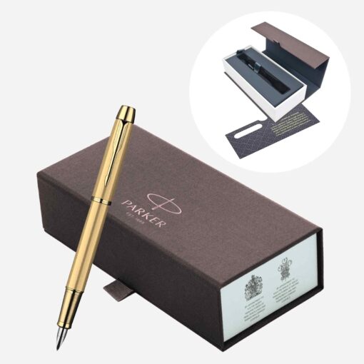 Đánh giá bút máy Parker IM Gold Brushed Metal GT FP 9000013236