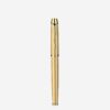 Parker Im Gold Brushed Metal Fine Nib GT Fountain Pen 9000013236