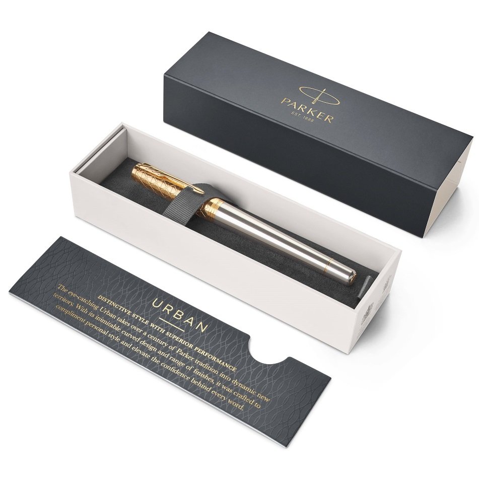 Mở hộp Parker Urban Premium 2017 Aureate Powder GT Rollerball Pen 1931574 ở Pen Store Việt Nam.