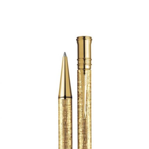 Bút bi xoay Parker Duofold International Esparto Gold