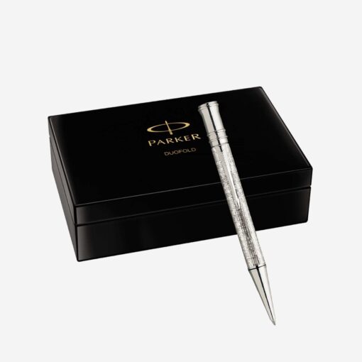 Parker Duofold Sterling Silver Ballpoint Pen S0691390