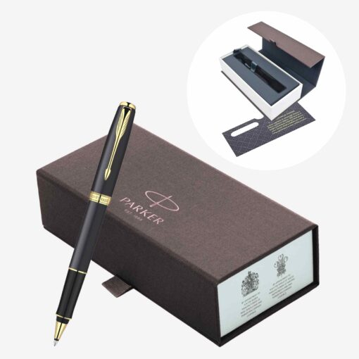 Bút dạ bi Parker Sonnet S0817970 màu đen mờ cài vàng