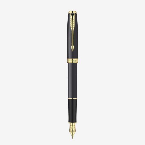 Bút mực Parker Sonnet Matte Black GT Fountain Pen S0817930