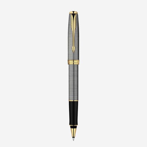 Bút Parker Sonnet Chiselled Silver GT Rollerball Pen S0808160