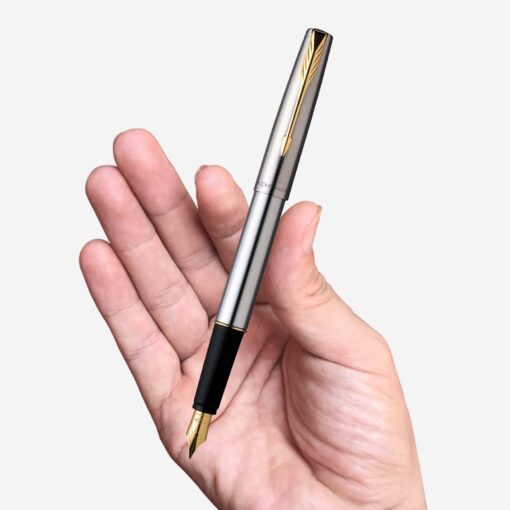 Parker Frontier Stainless Steel GT Fountain Pen PS1002003