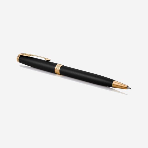 Parker Sonnet Matte Black Lacquer GT Ballpoint Pen 1931519