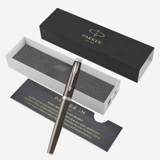 Parker IM Dark Espresso Lacquer CT FP